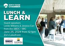 North Tahoe Chamber Lunch & Learn | June 25