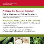 Preserve the Taste of Summer: Pickle Making