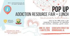 Pop Up Addiction Resource Fair + Lunch