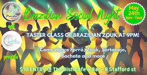 Brazilian Social Night + Taster class