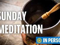 Sunday Morning Community Meditation (In-Person)