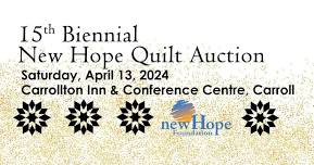 15th Biennial New Hope Quilt Auction