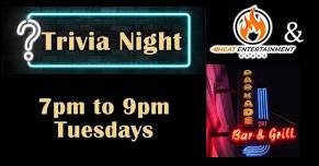 Weekly Tues Trivia Night at The Parkade in Downtown Kennewick