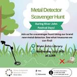 Metal Detector Scavenger Hunt (drop-in) - River John