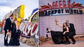 Sunset Portrait Hour at The Neon Museum!