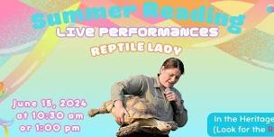 Reptile Lady- Live at the Library