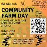 Community Farm Day with Willing Hands — Dartmouth GSC