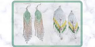 Beaded Fringe Earrings With Leslie