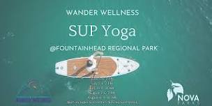 SUP Yoga at Fountainhead Regional Park