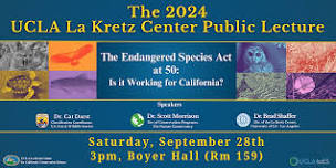 The 2024 UCLA La Kretz Center Public Lecture