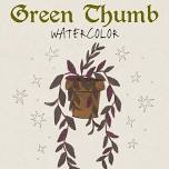 Green Thumb Watercolor