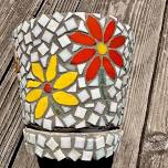 Mosaic Flower Pot Family Workshop @ Gentry Library