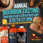 Annual Bourbon Tasting - Perfect Gift for Fathers Day!