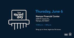 Free Shred Day: Nampa, ID