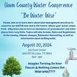 Llano County Water Conference “Be Water Wise”