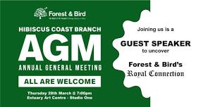 Forest & Birds Royal Connection & Hibiscus Coast Branch AGM