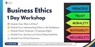 Business Ethics 1 Day Workshop in Baltimore[l], MD on June 19th, 2024