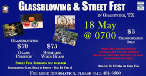 Glassblowing & Street Fest