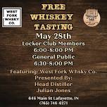 Free Whiskey Tasting Featuring West Fork Whiskey Co.