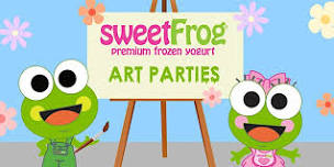 April's Finger-Paint Party at sweetFrog Salisbury