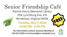 Senior Friendship Cafe - Brookneal