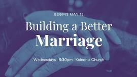 Building a Better Marriage