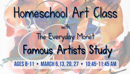 March Homeschool Art: Ages 8-11