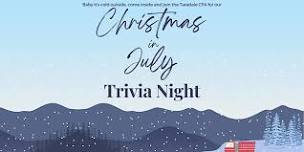 Taradale CFA Christmas in July Trivia Night