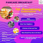 Pancake Breakfast for 1st Anniversary Celebration of Most Valuable People project