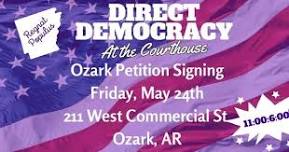 Ozark Courthouse Signing Event