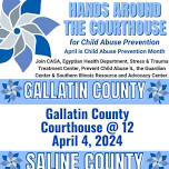 Gallatin County- Hands Around the Courthouse for Child Abuse Prevention Month