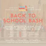 Back to School Bash - School Supply Tent