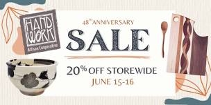 Handwork's Storewide Anniversary Sale