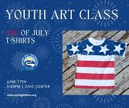 SHRC Youth Art Class - Fourth of July T-Shirts