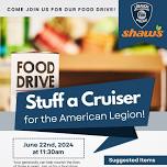 Lebanon Police Department's Food Drive with Shaw's