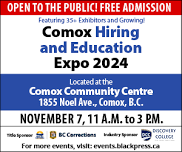 FREE Comox Hiring  and Education Expo 2024