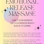 Emotional Release Massage Workshop Mission Beach