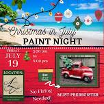 Christmas in July Paint Night at Leydens Winery