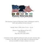 Women Veterans Day Celebration – Big Flats, NY