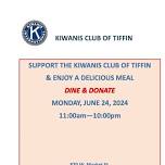 Dine at Xcaret and Support the Tiffin Kiwanis Club!