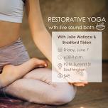 Restorative Yoga with live Sound Bath