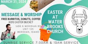 Easter at Water Brooks Church FREE kids easter bucket, burritos, donuts & c