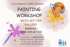 Painting Workshop with Witter Gallery