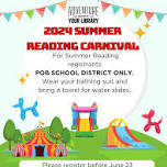 Kick Off For Summer Reading Carnival