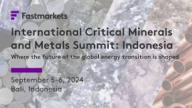 International Critical Minerals and Metals Summit: Indonesia