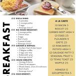 Breakfast @ House's Patio Bar & Grill