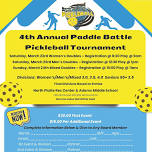 4th Annual North Platte Paddle Battle Pickleball Tournament