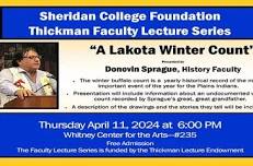 Sheridan College Foundation Thickman Faculty Lecture Series: 