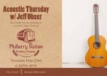 Acoustic Thursday w/ Jeff Obser