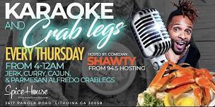 SPICE HOUSE KAROKE AND CRAB LEGS THURSDAYS!!!